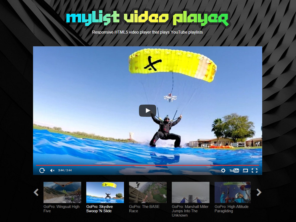 MyList Video Player