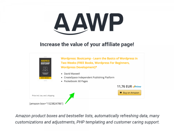 AAWP - Amazon Affiliate WordPress Plugin