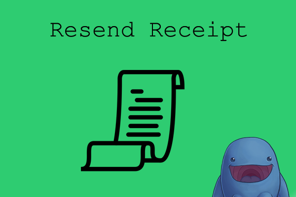 EDD Resend Receipt
